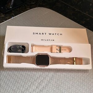 Smartwatch with Gold Mesh Band